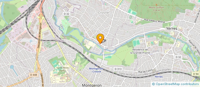 localisation de l'entreprise MONSIEUR ADAM LAMECH  CROSNE