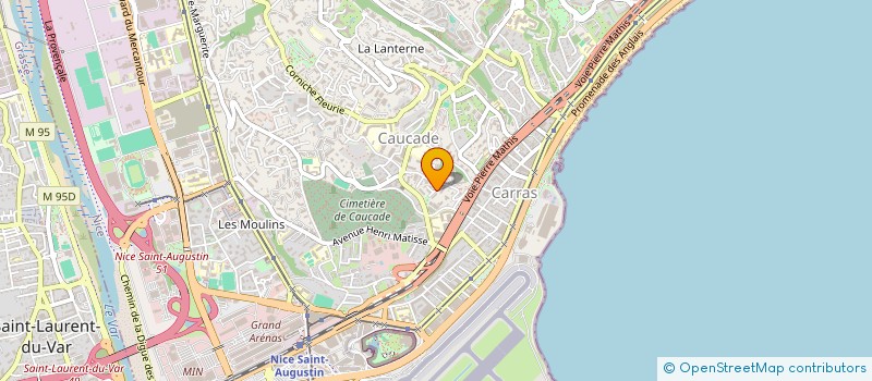 localisation de l'entreprise MONSIEUR ADAM LARANJEIRA à NICE