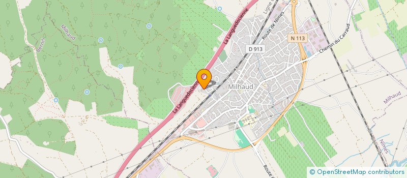 localisation de l'entreprise MONSIEUR ADAM LAZAR  MILHAUD