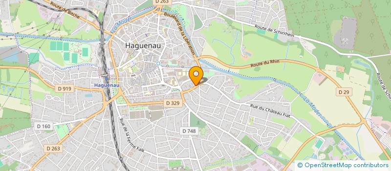 localisation de l'entreprise MONSIEUR ADAM LE MERCIER  HAGUENAU