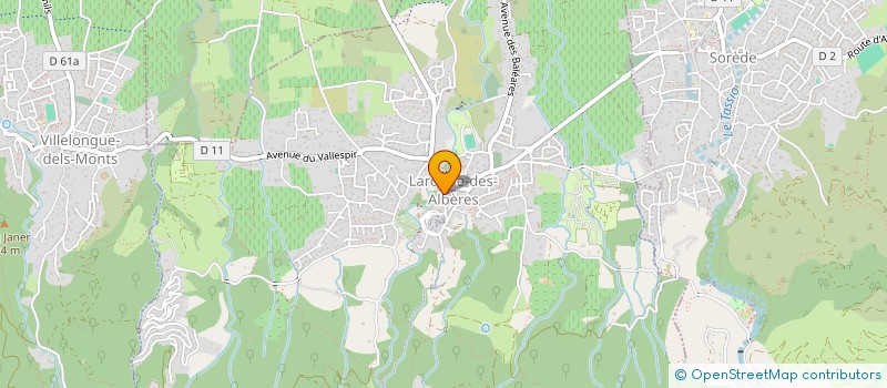 localisation de l'entreprise MONSIEUR ADAM LELYVELD  LAROQUE-DES-ALBERES