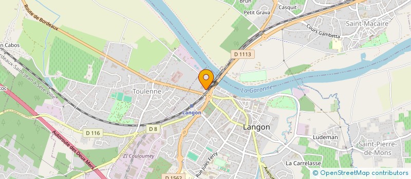 localisation de l'entreprise MONSIEUR ADAM LENESTOUR  LANGON