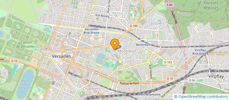 localisation de l'entreprise MONSIEUR ADAM LEPLEY  VERSAILLES