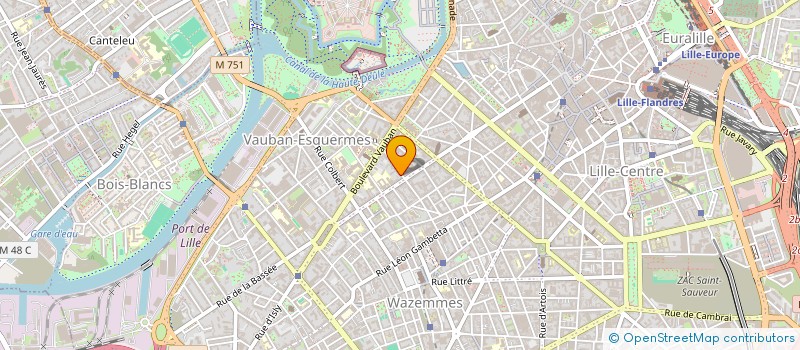 localisation de l'entreprise MONSIEUR ADAM LOIR  LILLE