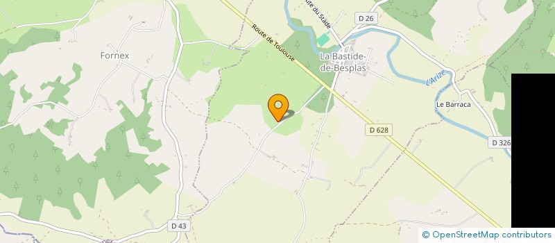 localisation de l'entreprise MONSIEUR ADAM LUDGATE à LA BASTIDE-DE-BESPLAS