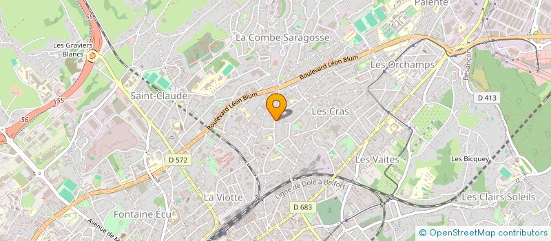 localisation de l'entreprise MONSIEUR ADAM MAGADOUX à BESANCON