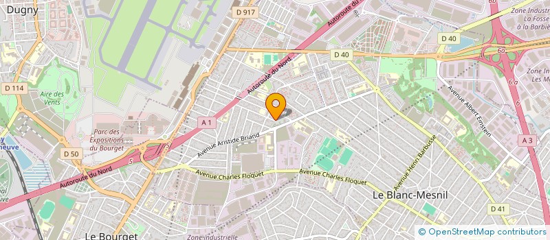 localisation de l'entreprise MONSIEUR ADAM MAJDAN à LE BLANC-MESNIL