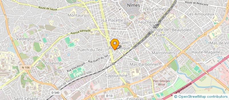 localisation de l'entreprise MONSIEUR ADAM MAKAEV  NIMES