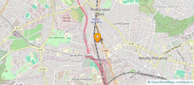 localisation de l'entreprise MONSIEUR ADAM MALLEM à ROSNY-SOUS-BOIS