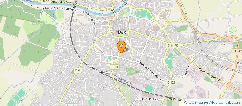 localisation de l'entreprise MONSIEUR ADAM MARENGO  DAX