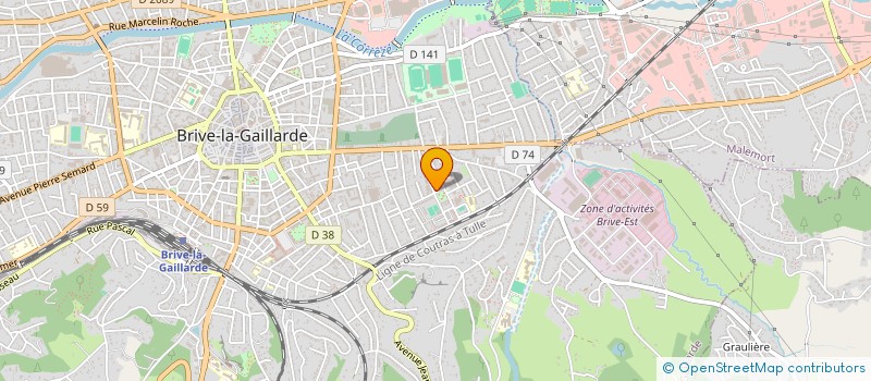 localisation de l'entreprise MONSIEUR ADAM MARTOS  BRIVE-LA-GAILLARDE