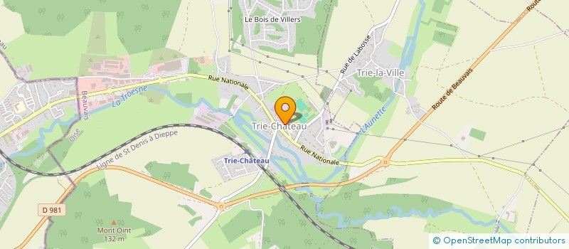 localisation de l'entreprise MONSIEUR ADAM MAT  TRIE-CHATEAU