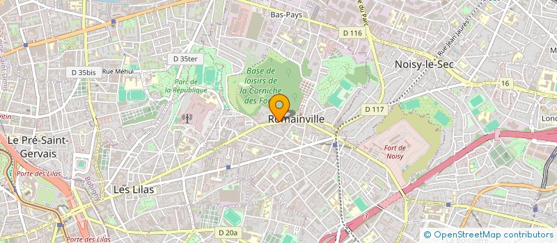 localisation de l'entreprise MONSIEUR ADAM MEIMOUN à ROMAINVILLE