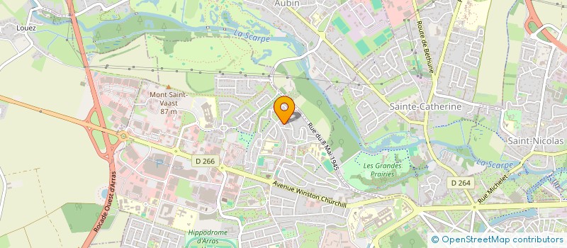 localisation de l'entreprise MONSIEUR ADAM MEROUANE à ARRAS