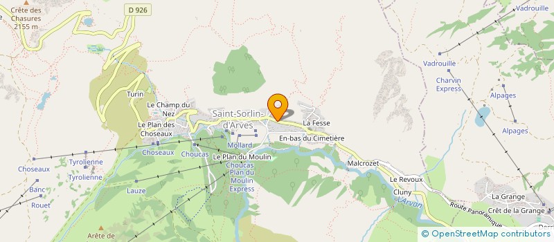 localisation de l'entreprise MONSIEUR ADAM MESLEM  SAINT-SORLIN-D'ARVES