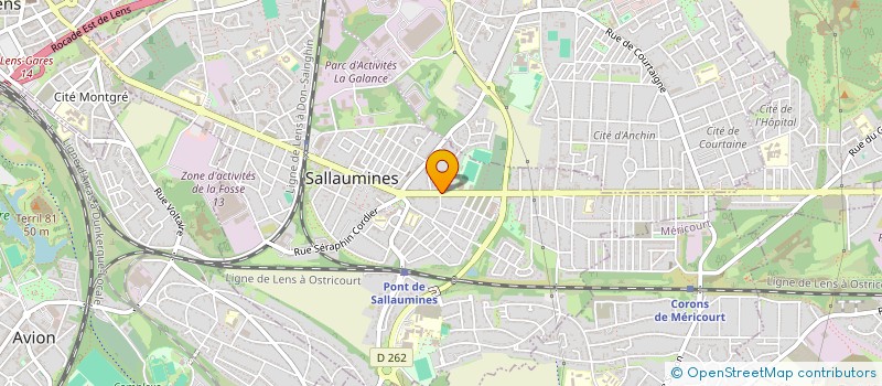 localisation de l'entreprise MONSIEUR ADAM MESSAOUDI  SALLAUMINES