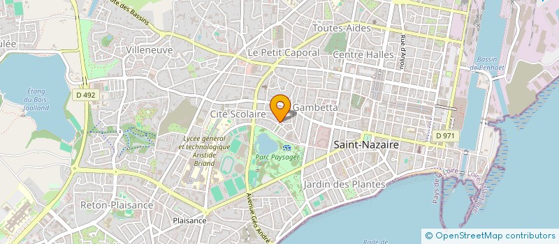 localisation de l'entreprise MONSIEUR ADAM MOHAMED ADAM  SAINT-NAZAIRE