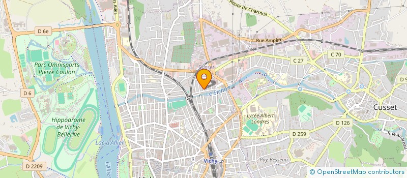 localisation de l'entreprise MONSIEUR ADAM MOHAMED IDRIS à VICHY