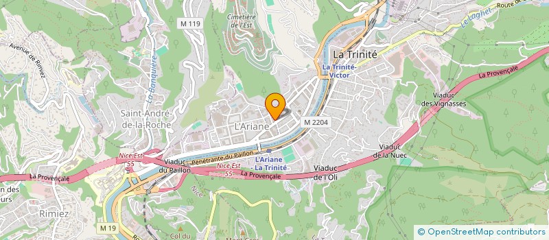 localisation de l'entreprise MONSIEUR ADAM MOKDAD  NICE