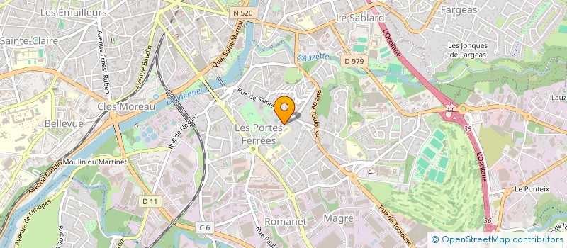 localisation de l'entreprise MONSIEUR ADAM MOTA RIBEIRO à LIMOGES