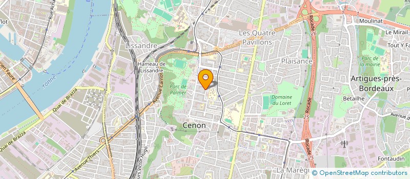 localisation de l'entreprise MONSIEUR ADAM MOULAY  CENON