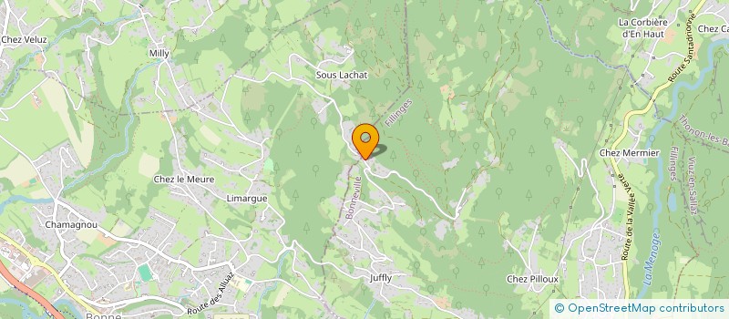 localisation de l'entreprise MONSIEUR ADAM MOUTMIR  FILLINGES