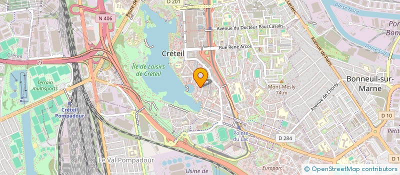 localisation de l'entreprise MONSIEUR ADAM NISIM HAI ALLOUCHE  CRETEIL