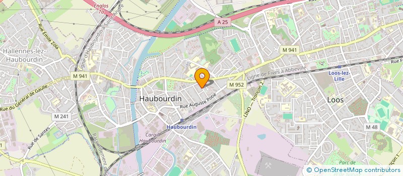 localisation de l'entreprise MONSIEUR ADAM NOURAY MOHAMED  HAUBOURDIN