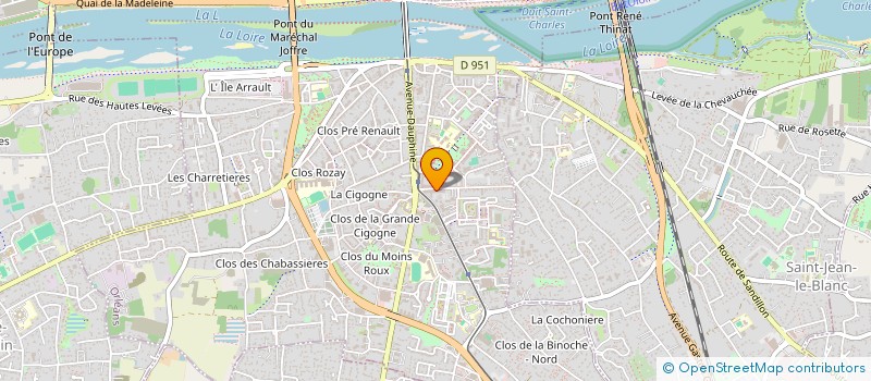 localisation de l'entreprise MONSIEUR ADAM NUNEZ ALY  ORLEANS