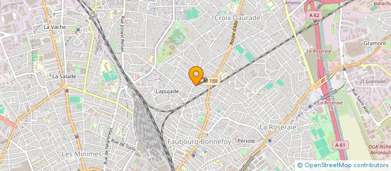 localisation de l'entreprise MONSIEUR ADAM OMAR ADAM  TOULOUSE