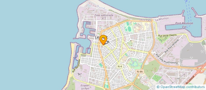 localisation de l'entreprise MONSIEUR ADAM OMARJEE  LE PORT