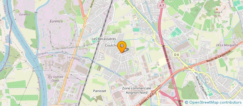 localisation de l'entreprise MONSIEUR ADAM OUAFI  SORGUES