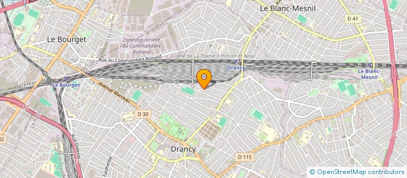 localisation de l'entreprise MONSIEUR ADAM PEETERS à DRANCY