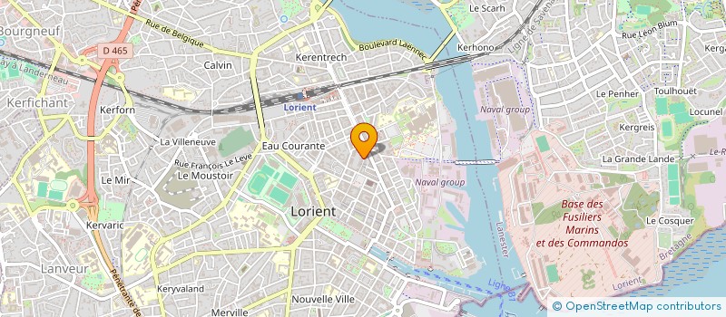 localisation de l'entreprise MONSIEUR ADAM PILLARD  LORIENT