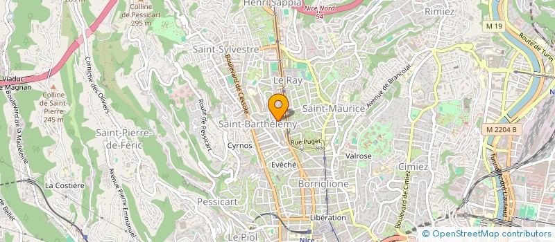 localisation de l'entreprise MONSIEUR ADAM RACCAH  NICE