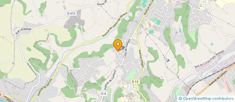 localisation de l'entreprise MONSIEUR ADAM RAFIK  FOULAYRONNES