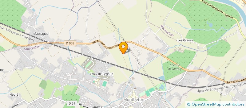 localisation de l'entreprise MONSIEUR ADAM RENARD  MONTBETON