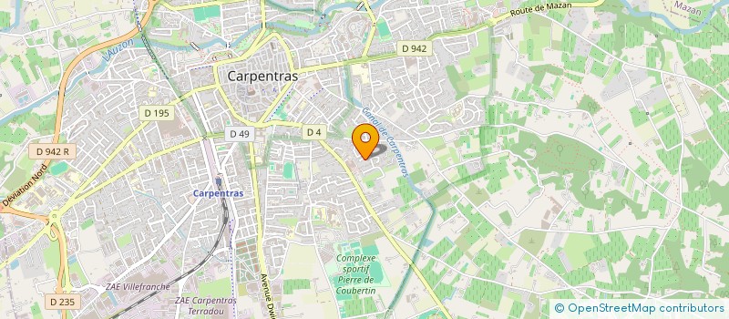 localisation de l'entreprise MONSIEUR ADAM SAID  CARPENTRAS