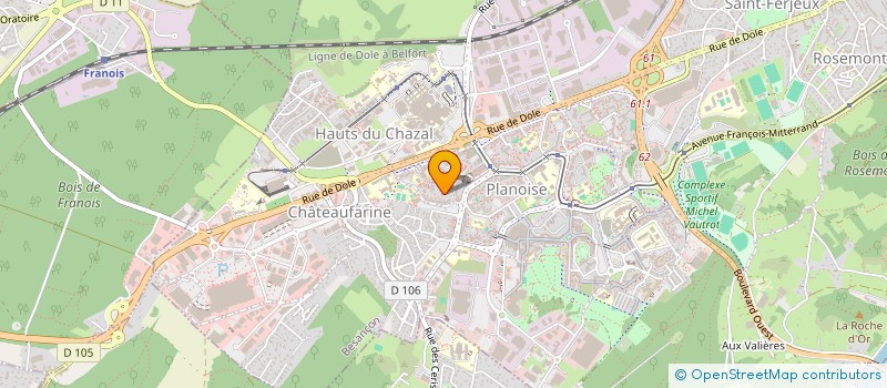 localisation de l'entreprise MONSIEUR ADAM SALEM  BESANCON