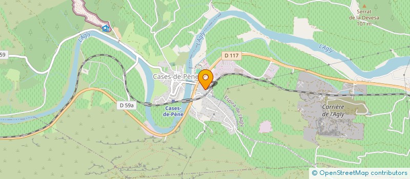 localisation de l'entreprise MONSIEUR ADAM SALHI  CASES-DE-PENE