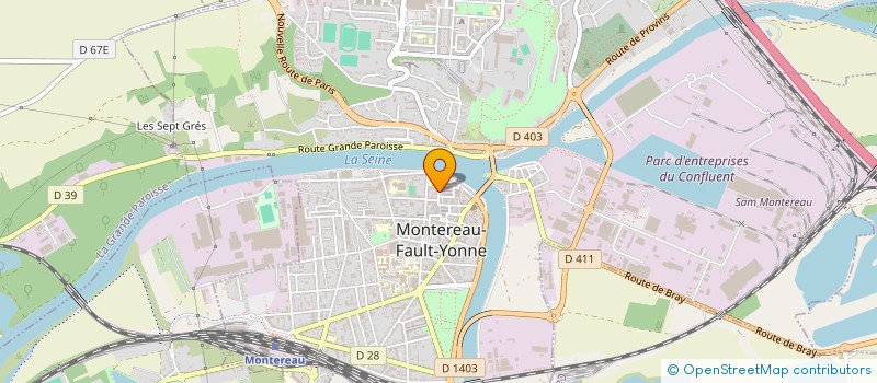 localisation de l'entreprise MONSIEUR ADAM SARIR  MONTEREAU-FAULT-YONNE