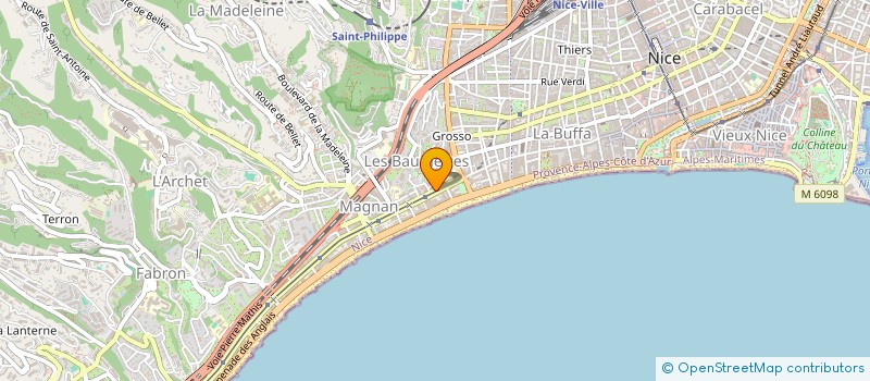 localisation de l'entreprise MONSIEUR ADAM SASSI  NICE