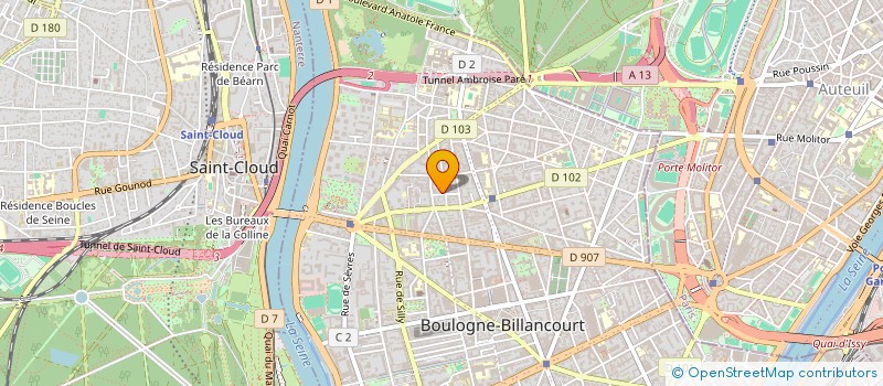 localisation de l'entreprise MONSIEUR ADAM SIEGEL à BOULOGNE-BILLANCOURT