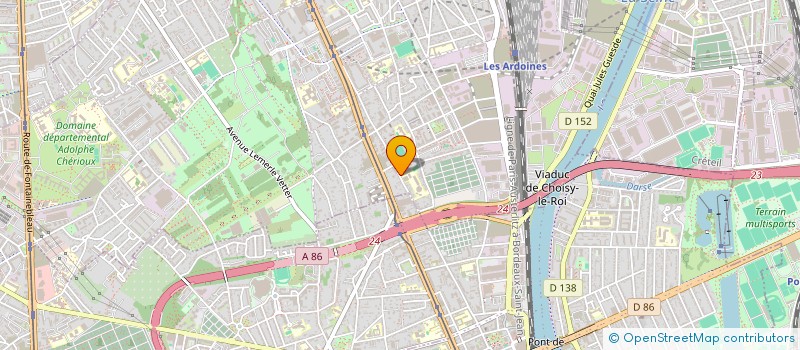 localisation de l'entreprise MONSIEUR ADAM SMATI  VITRY-SUR-SEINE