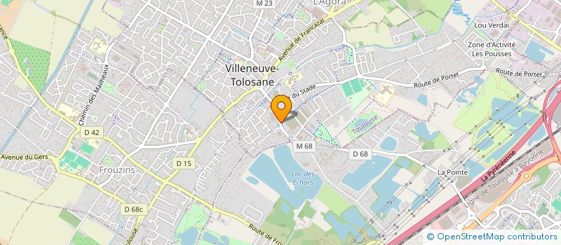 localisation de l'entreprise MONSIEUR ADAM SODOULAYEV  VILLENEUVE-TOLOSANE