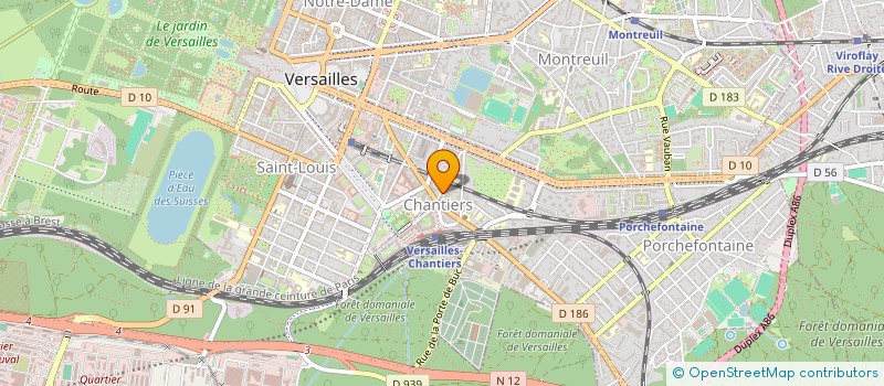 localisation de l'entreprise MONSIEUR ADAM SWIERZY  VERSAILLES