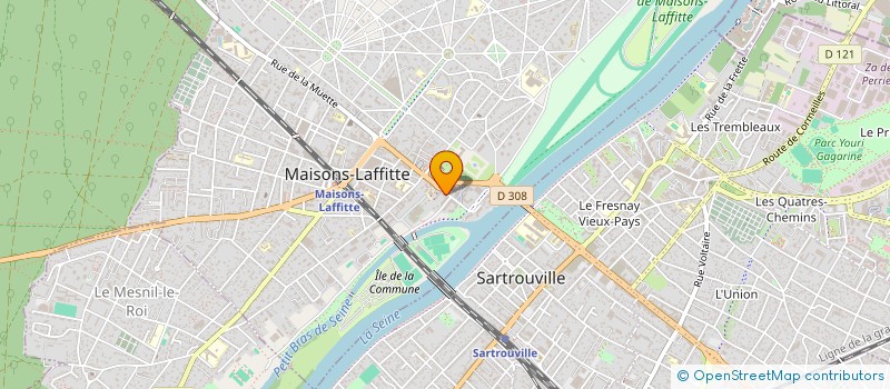 localisation de l'entreprise MONSIEUR ADAM TOUATI  MAISONS-LAFFITTE