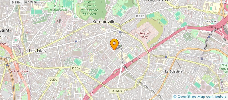localisation de l'entreprise MONSIEUR ADAM TOUITOU à ROMAINVILLE