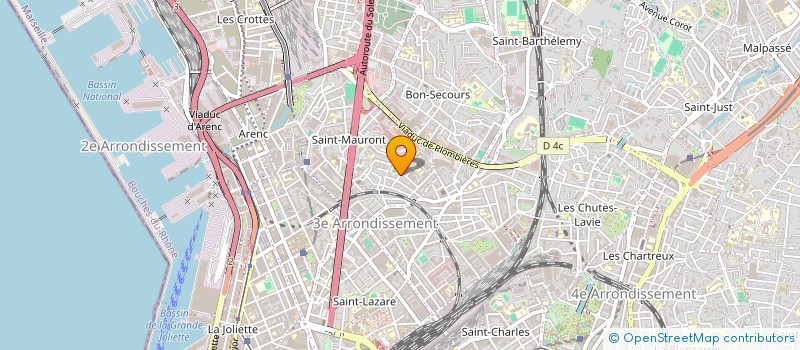 localisation de l'entreprise MONSIEUR ADAM TOULL  MARSEILLE