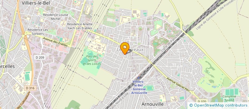 localisation de l'entreprise MONSIEUR ADAM TOUZI à VILLIERS-LE-BEL
